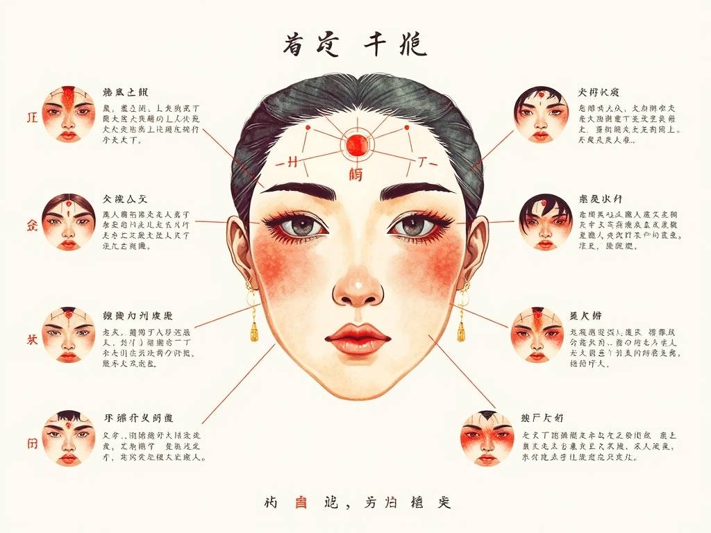 面相十二宫位置口诀图解