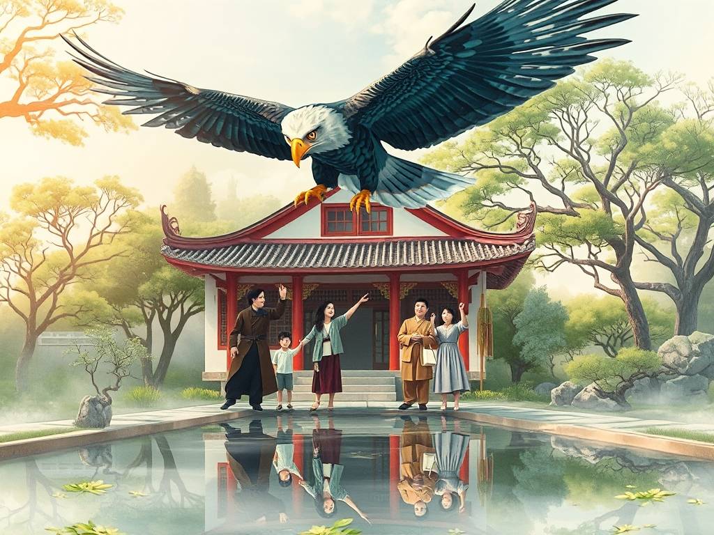 老鹰飞到家里是好事还是坏事