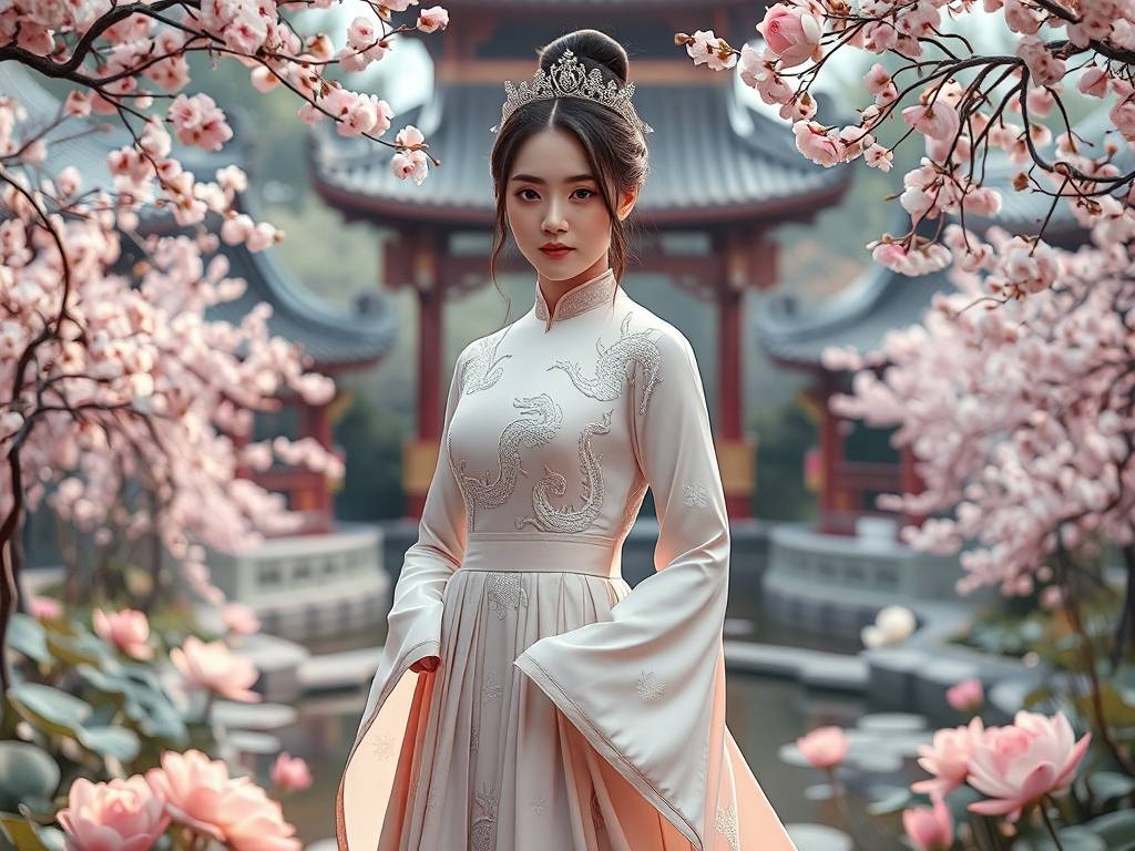 包含12生肖处女座时尚公主龙汉服的词条