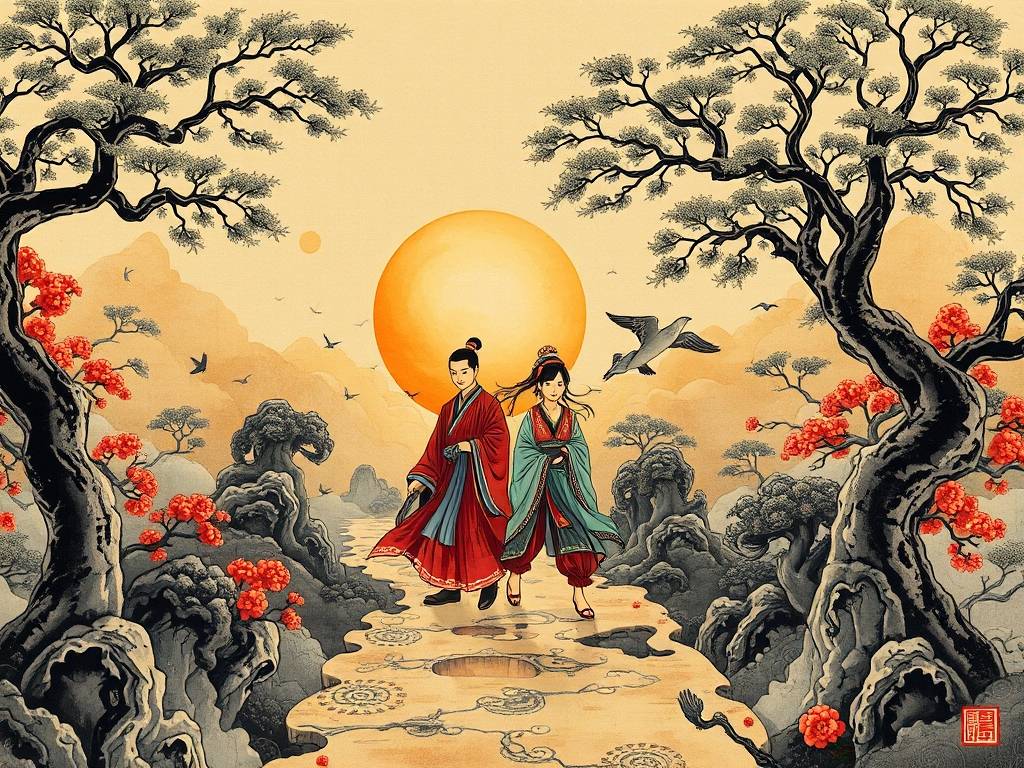 男女八字走路运势图表大全