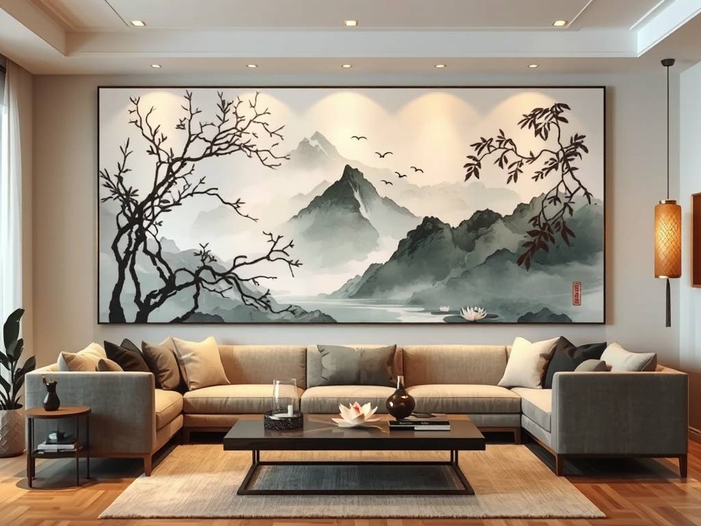 家居风水客厅挂什么画好