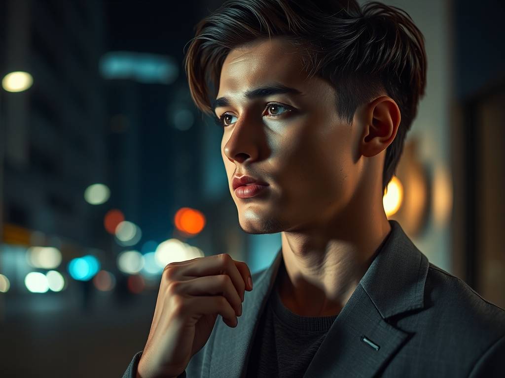 摩羯座男生帅气的图片真人