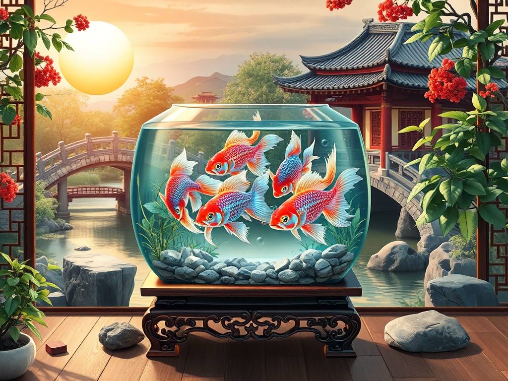 招财风水水晶鱼放鱼缸里好不好