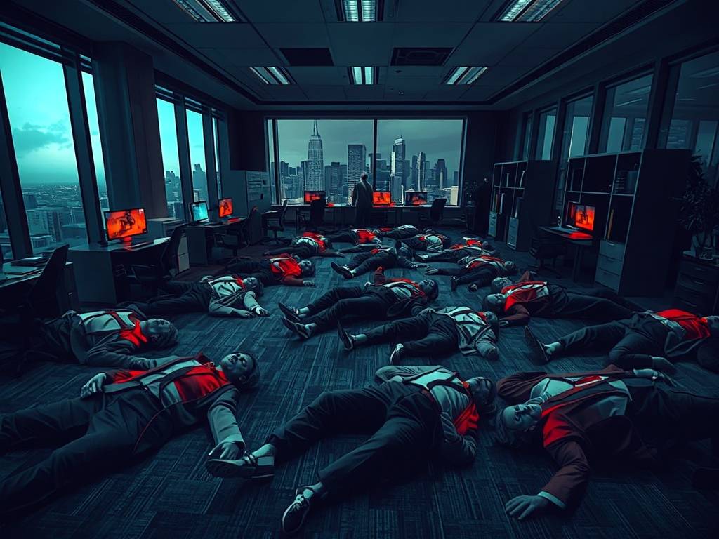 梦见公司全员工活动死亡