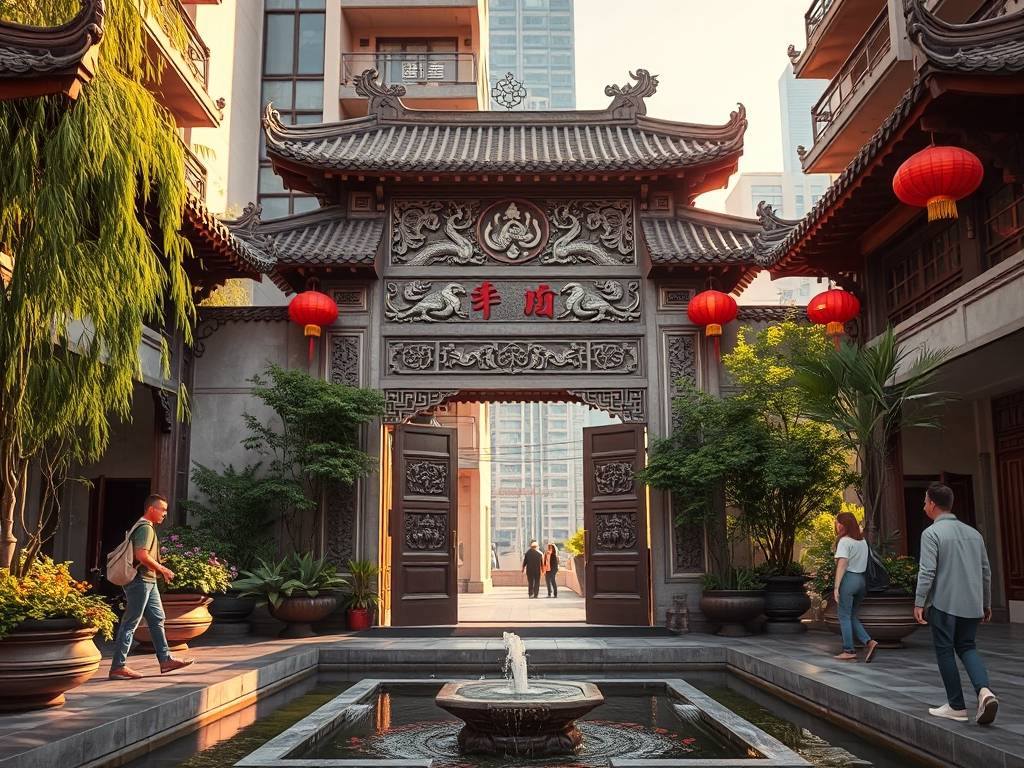 公寓大门风水讲究图片