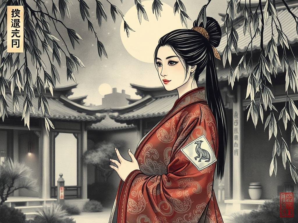 摩羯座女运势今日运势水墨