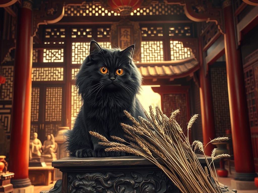 猫咪看面相潦草图片