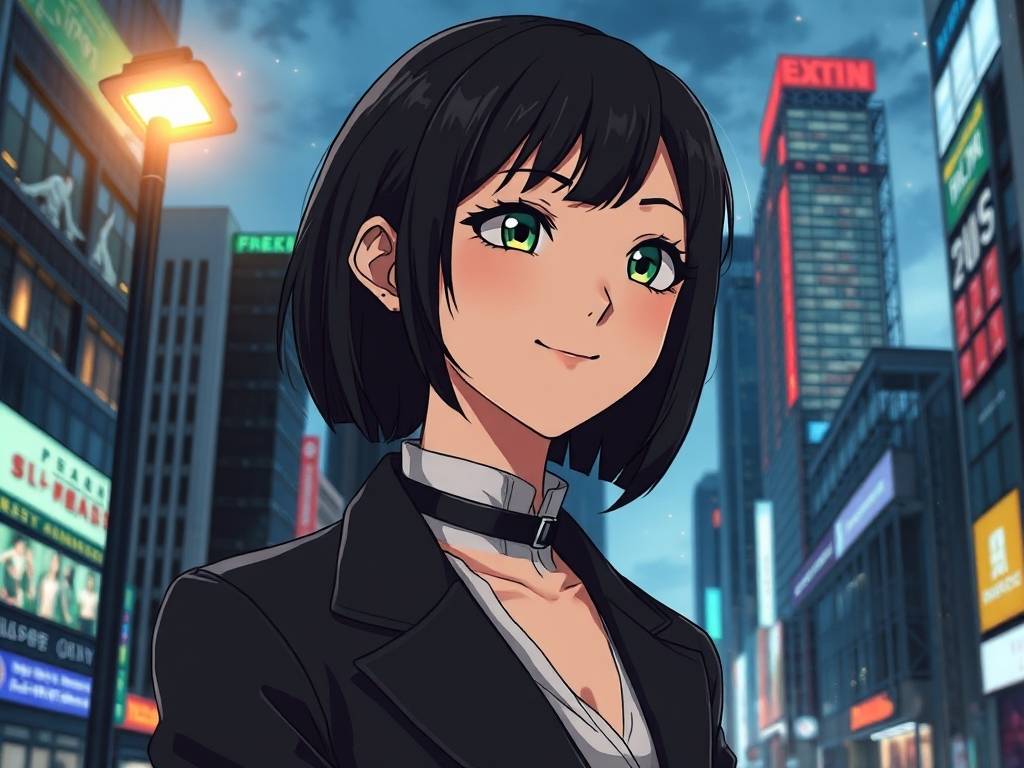 摩羯座性格图片女生霸气动漫