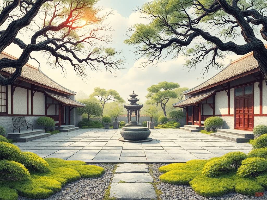 庭院平面结构风水图