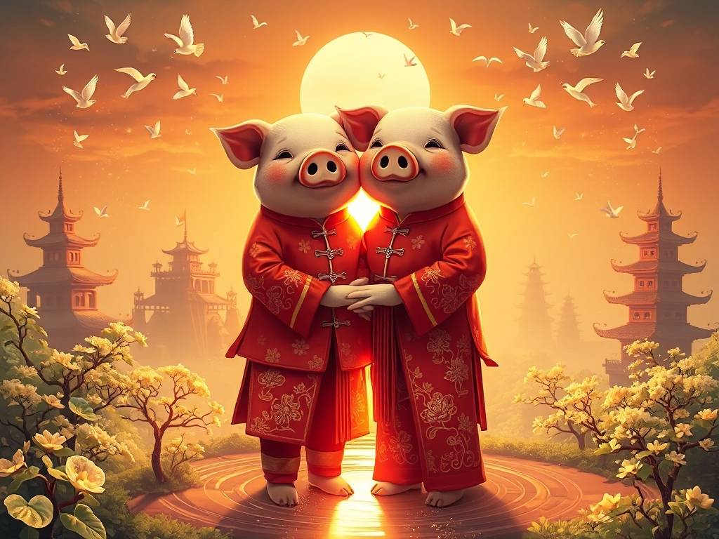 生肖猪的最佳婚配,只要不离婚,肯定能大富大贵!