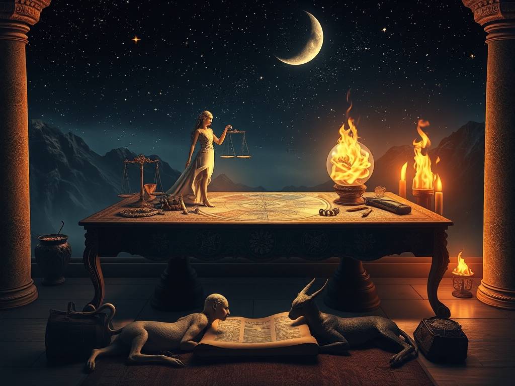 天秤座和魔鬼星座配对表图