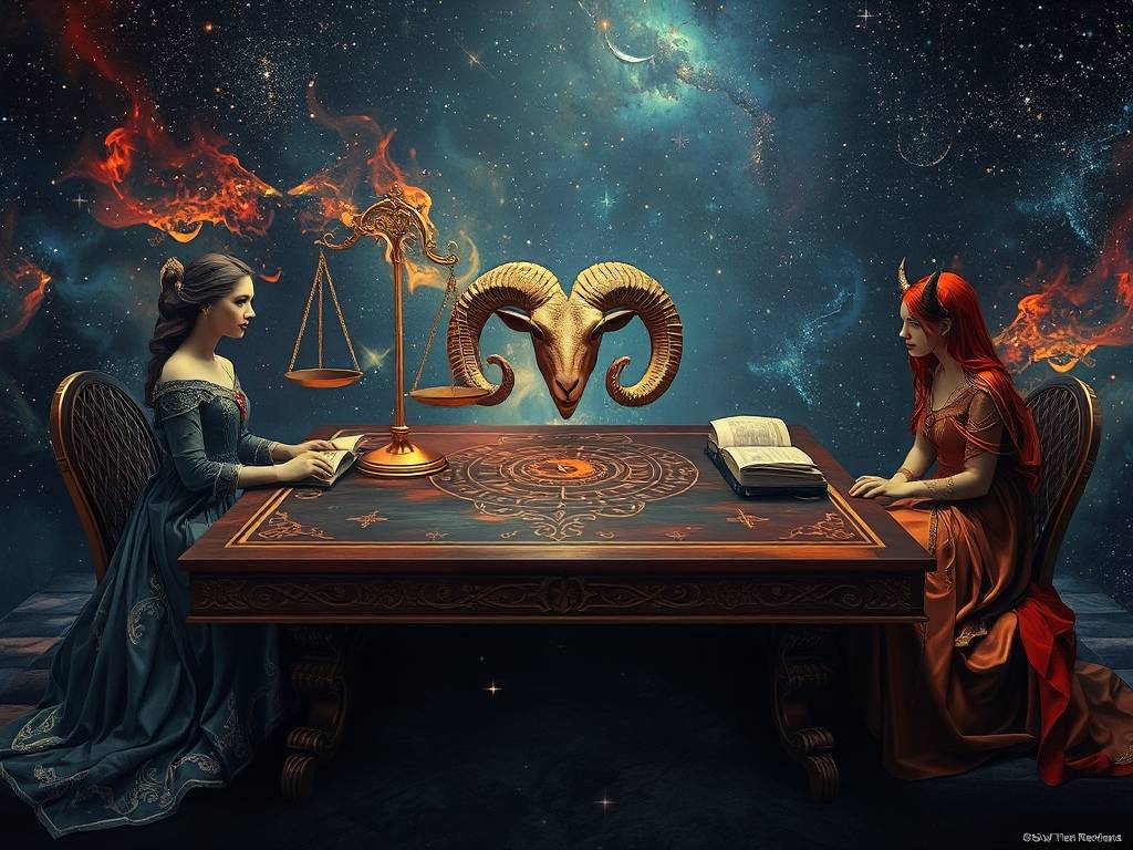 天秤座和魔鬼星座配对表图
