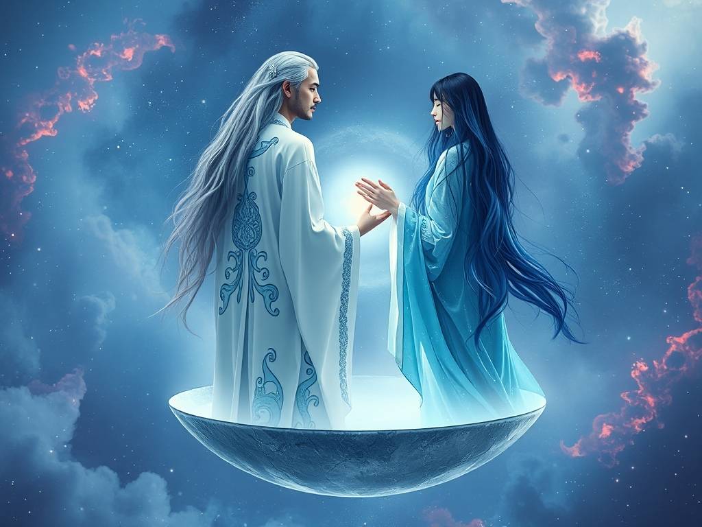 水瓶座佛系配对图片