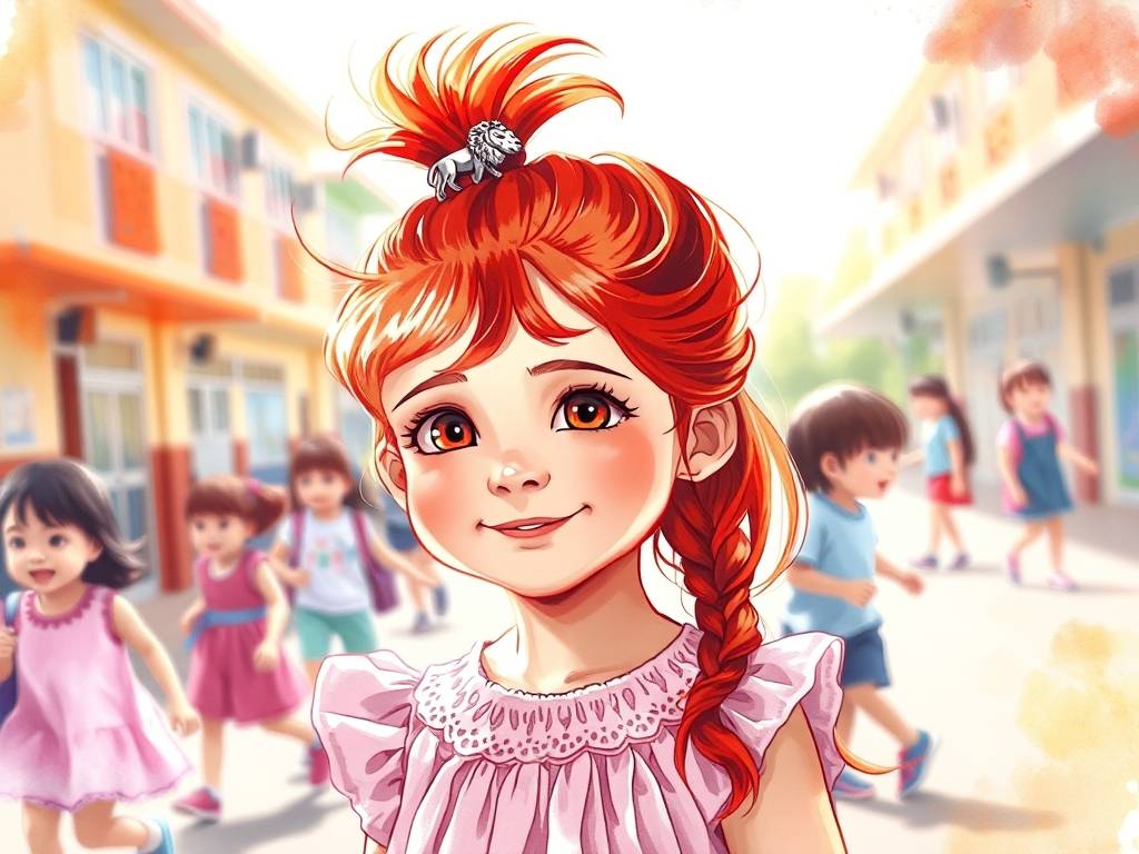 狮子座头发怎么扎好看小学生