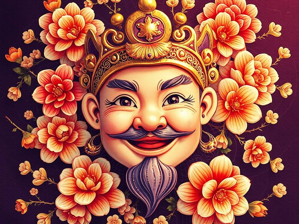 转运招财头像花图图片