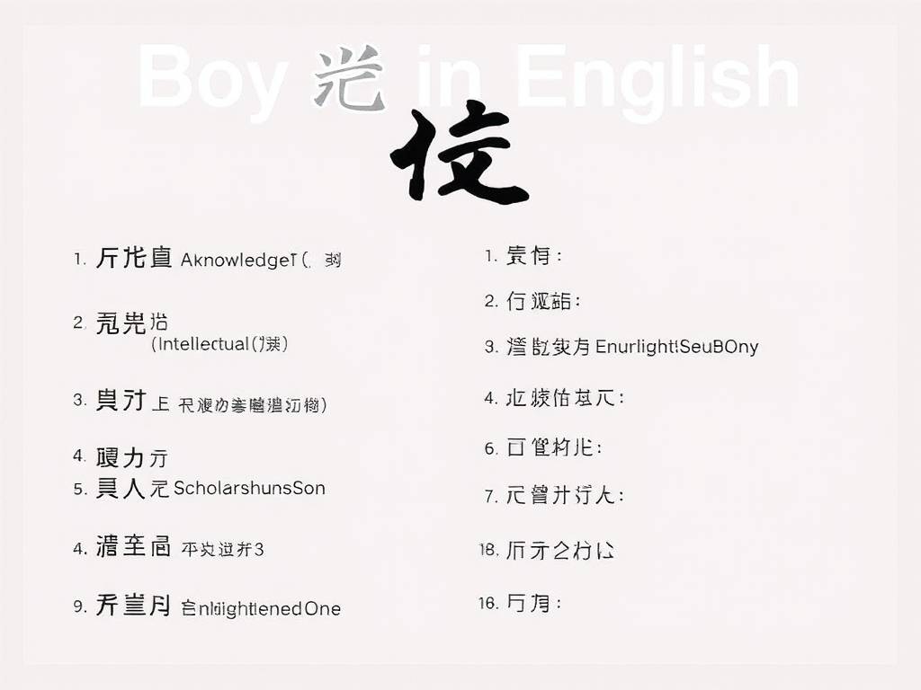 博字男孩起名英文怎么写