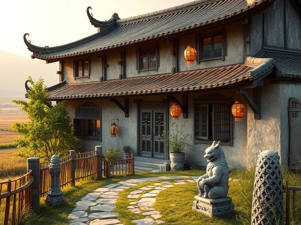 平原农村房屋风水图解