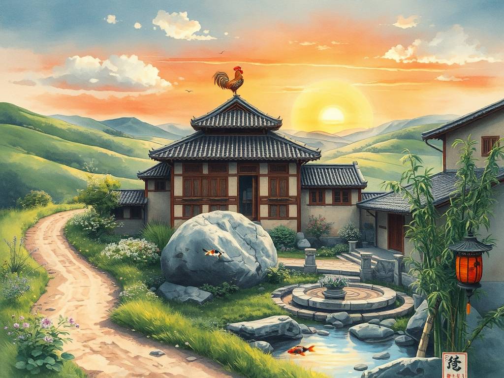 平原农村房屋风水图解