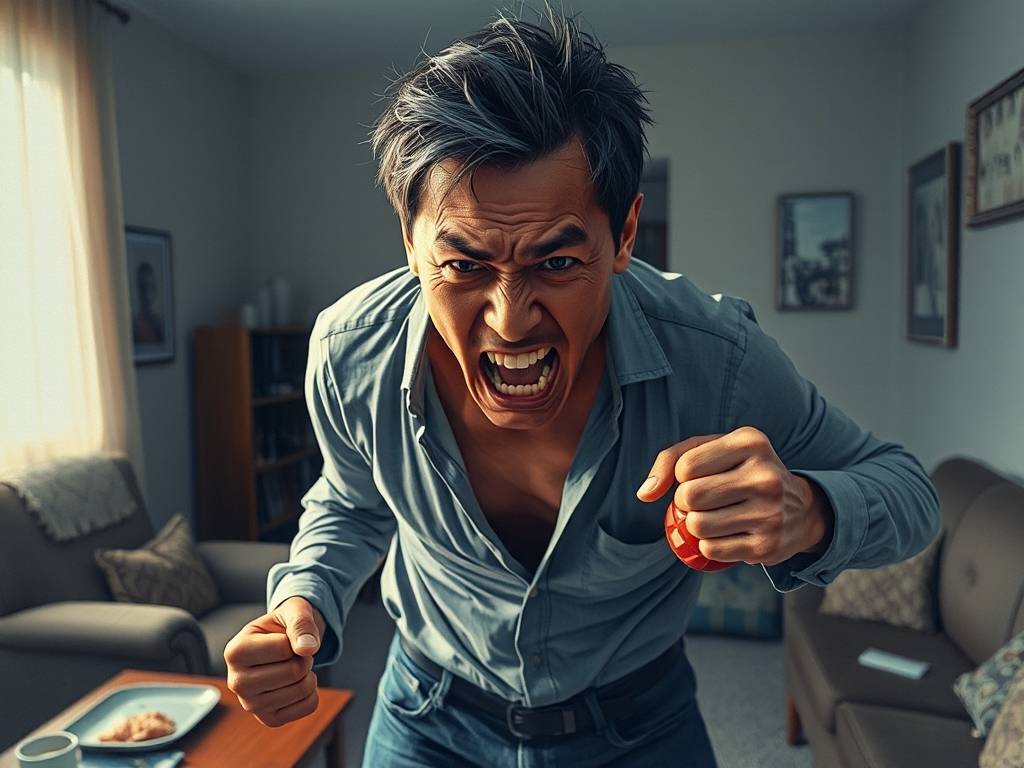 o型血男人生气的表现