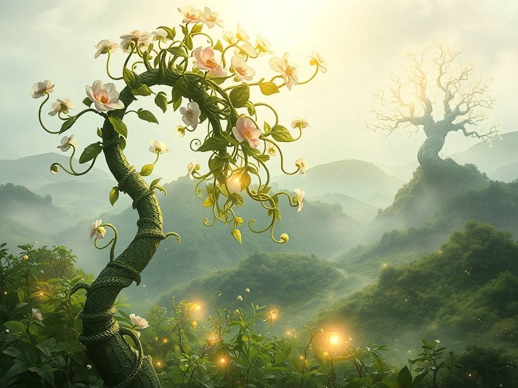 梦见不知名的植物
