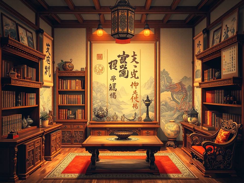 书房家具颜色风水图解