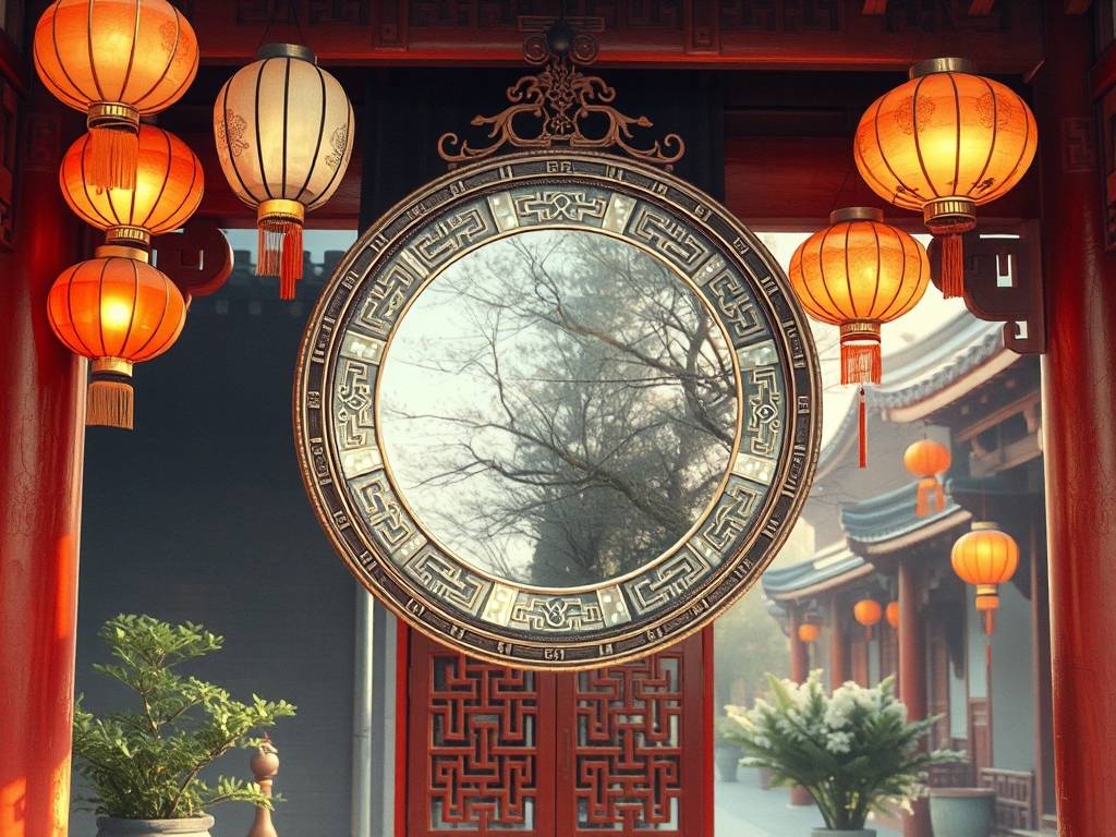 对门挂镜子,我家也挂怎么样