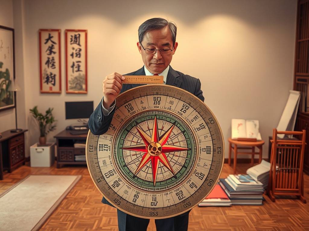办公室罗盘的使用方法图解