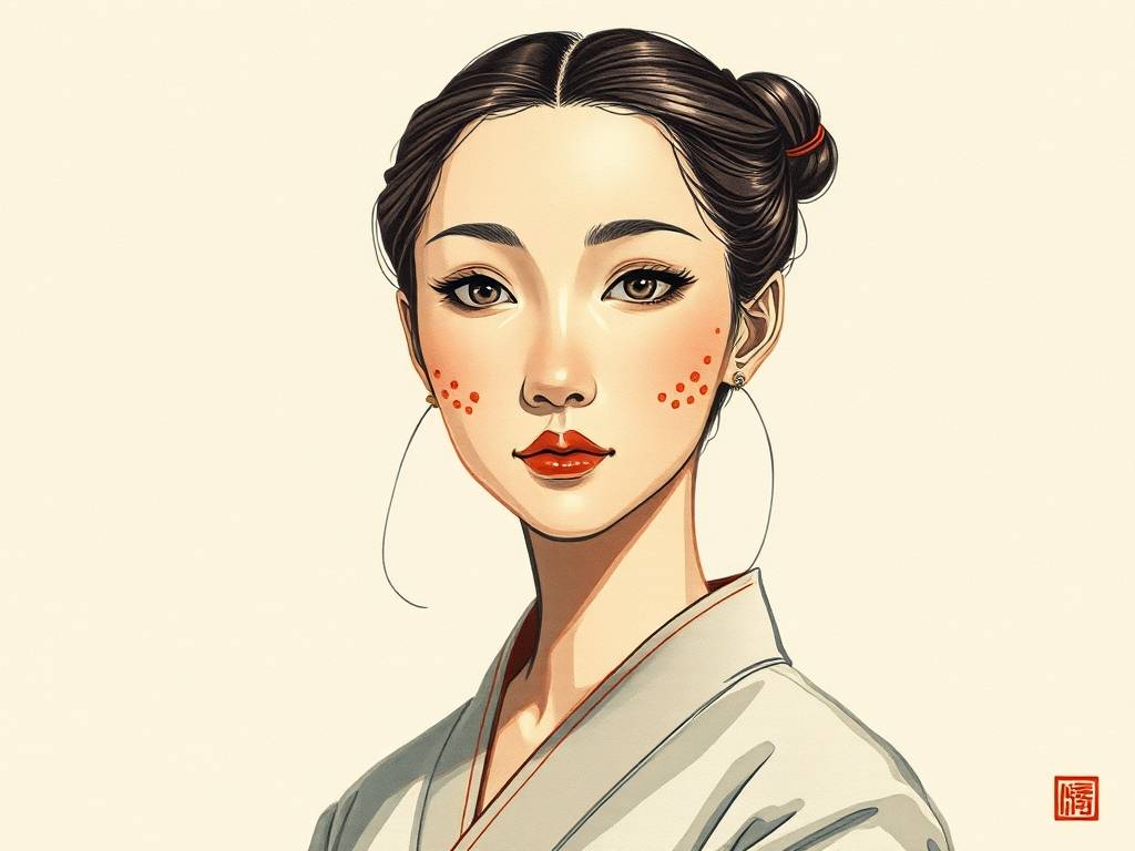 十二宫痣面相图解女人图片