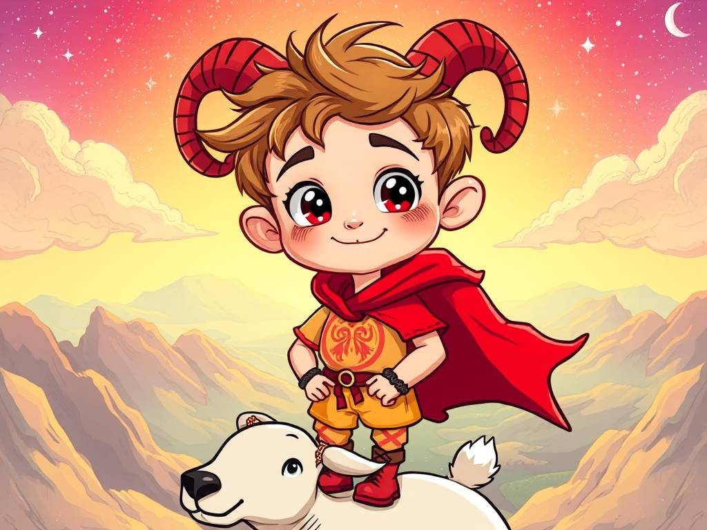 白羊座男孩百科图片大全可爱