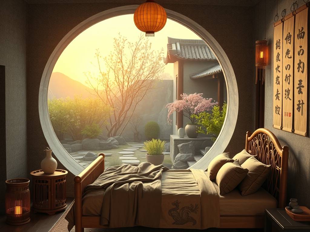 房屋卧室带圆弧阳台风水
