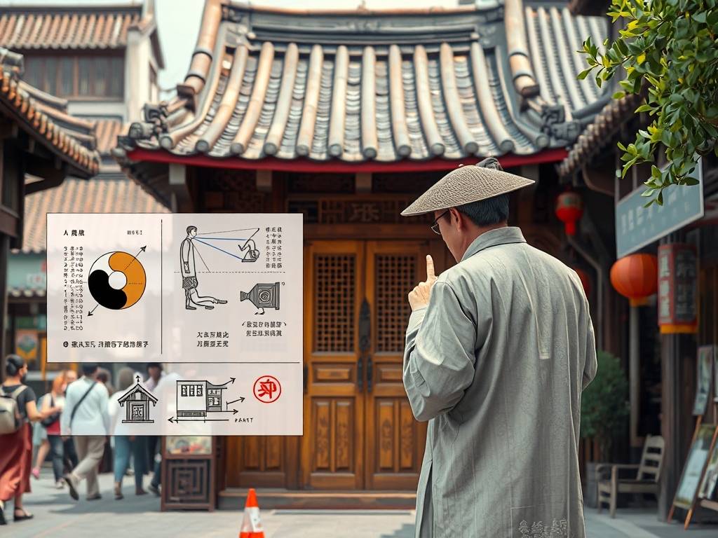 店面风水门朝向图解视频