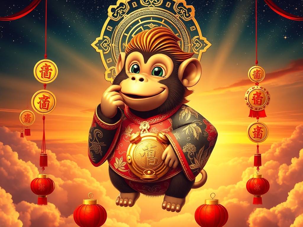 属猴的人微信头像用什么招财 带来好运金元宝