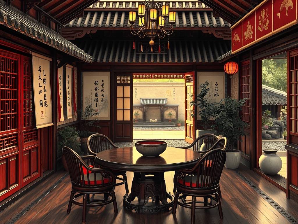 农村住房餐厅风水布局图解