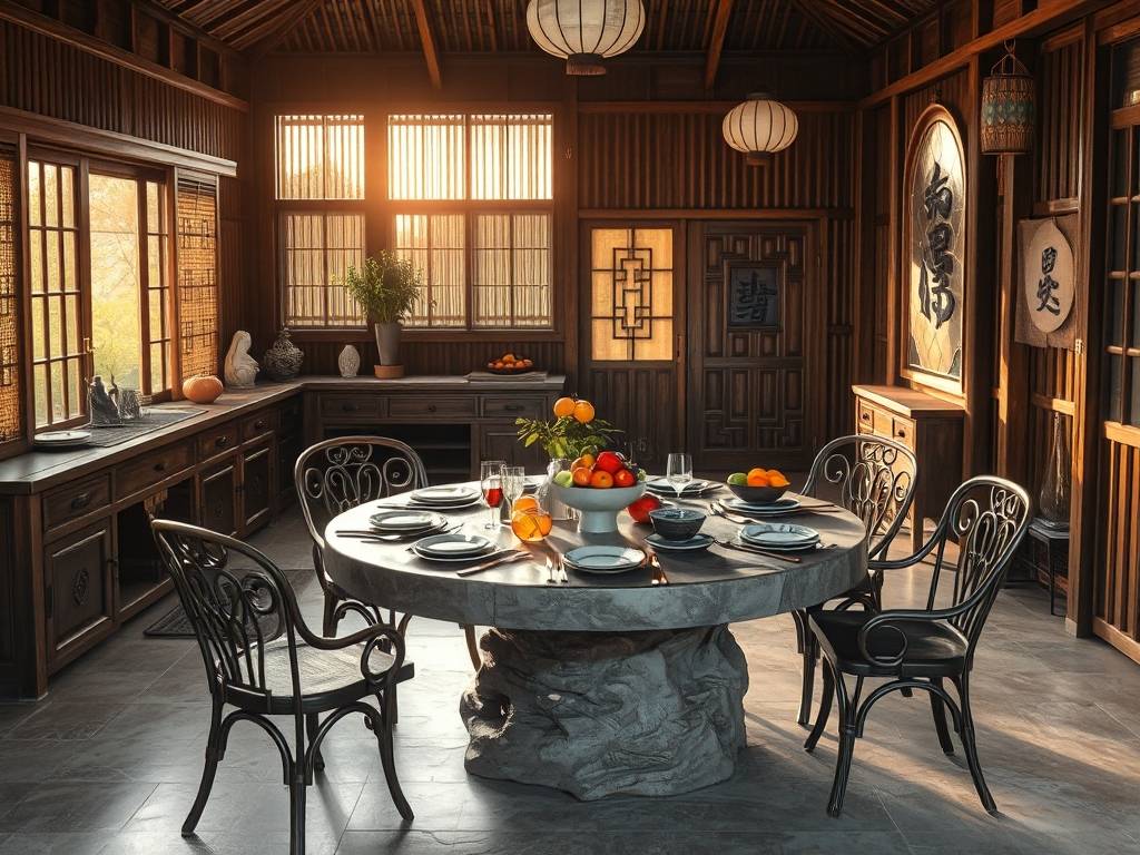 农村住房餐厅风水布局图解