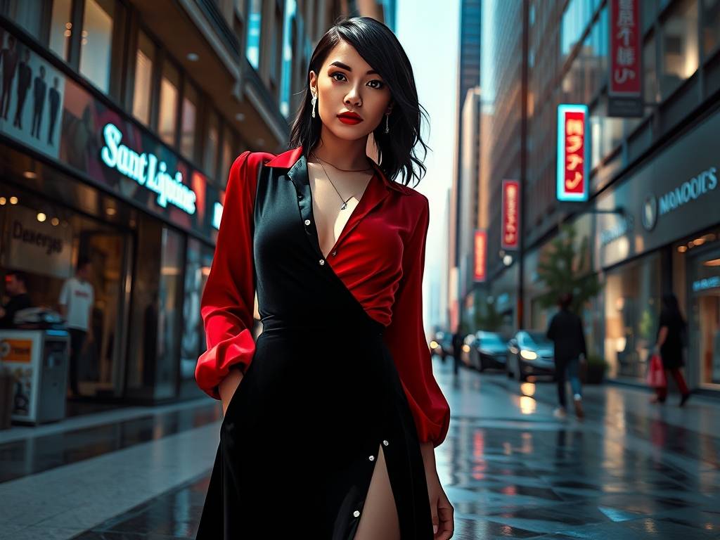 摩羯座时尚造型女生