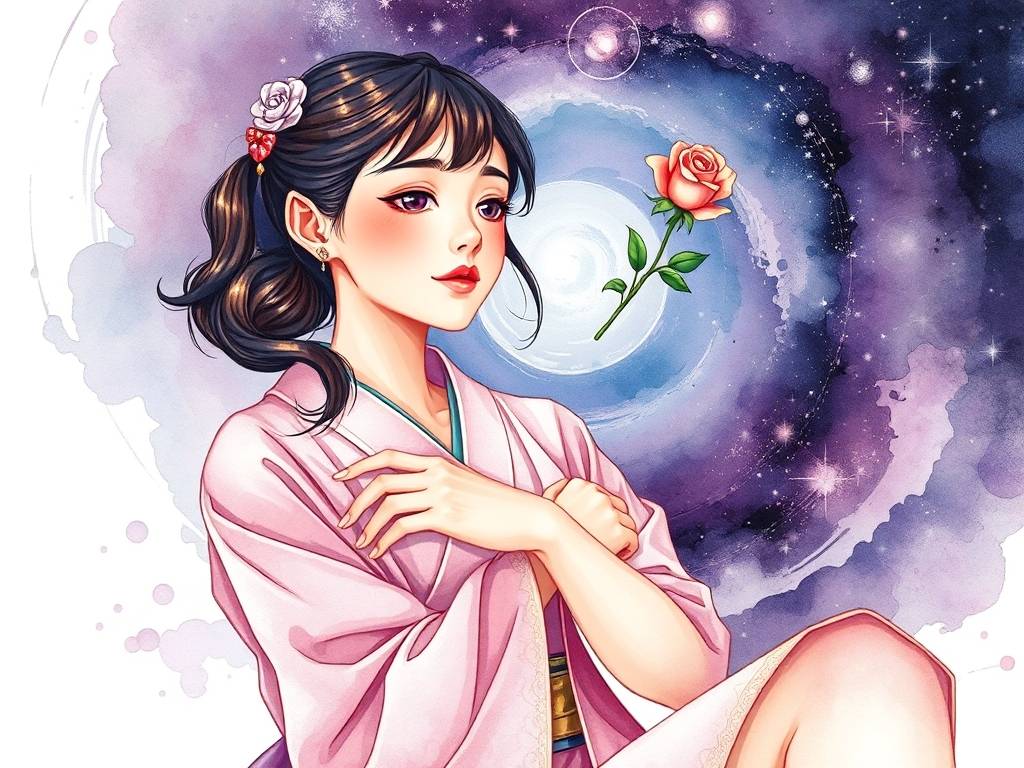 粉色处女座女生性格分析图