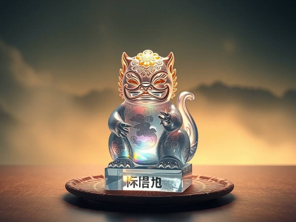 水晶元宝摆件风水摆件图片