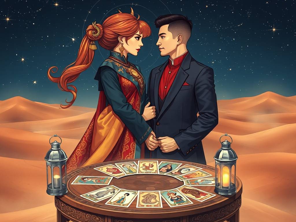 星座生肖占卜图片配对图解