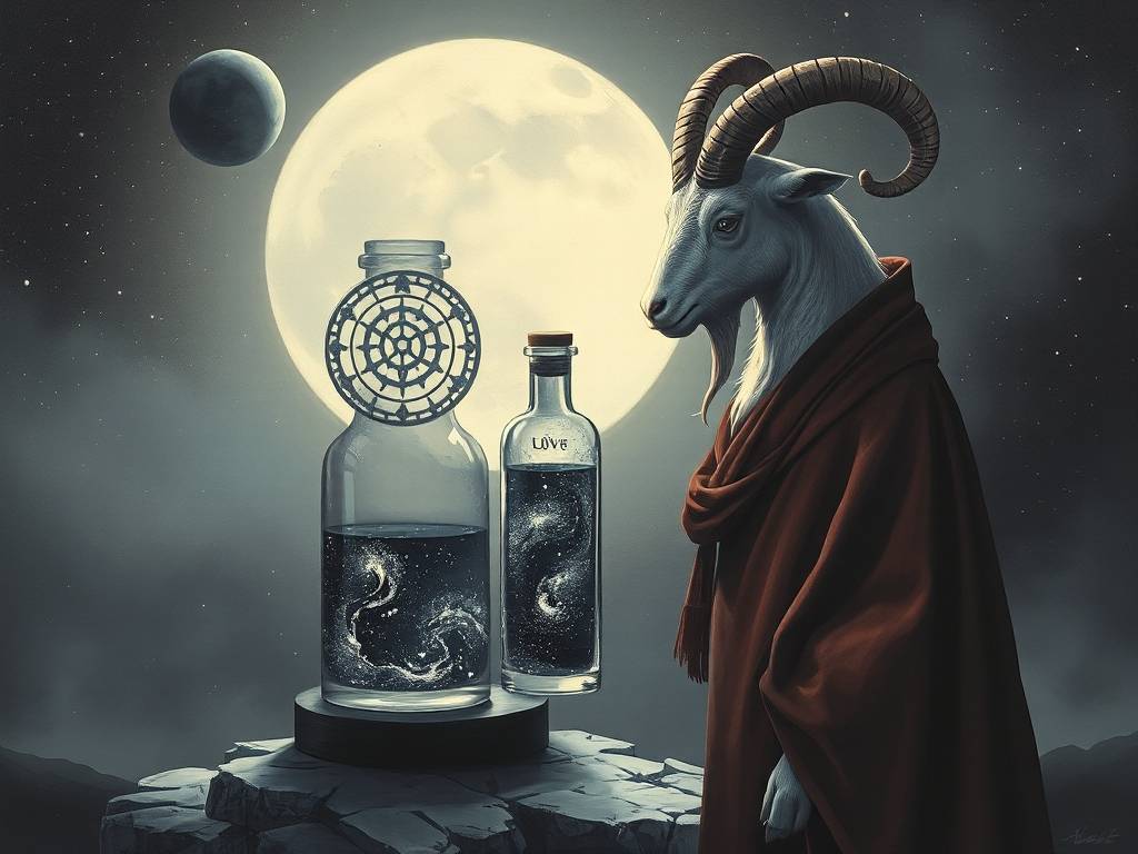 摩羯座的爱情灵药画法的简单介绍