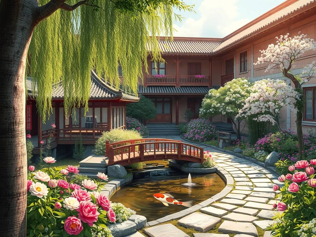 高低院子设计实景图