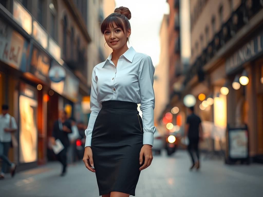 处女座穿搭很时尚的女生