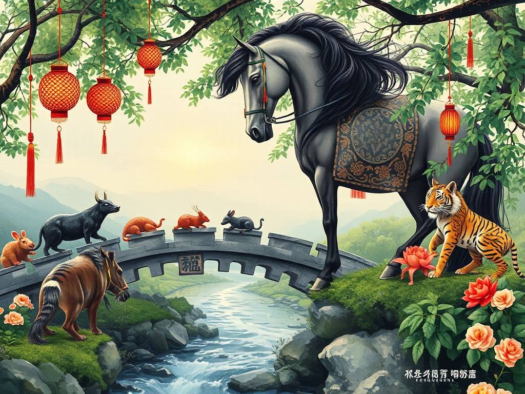 属马与十二生肖配对图