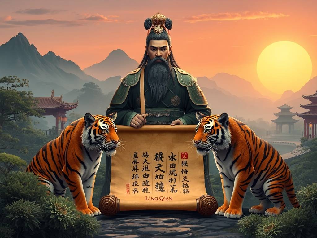关帝灵签虎头人