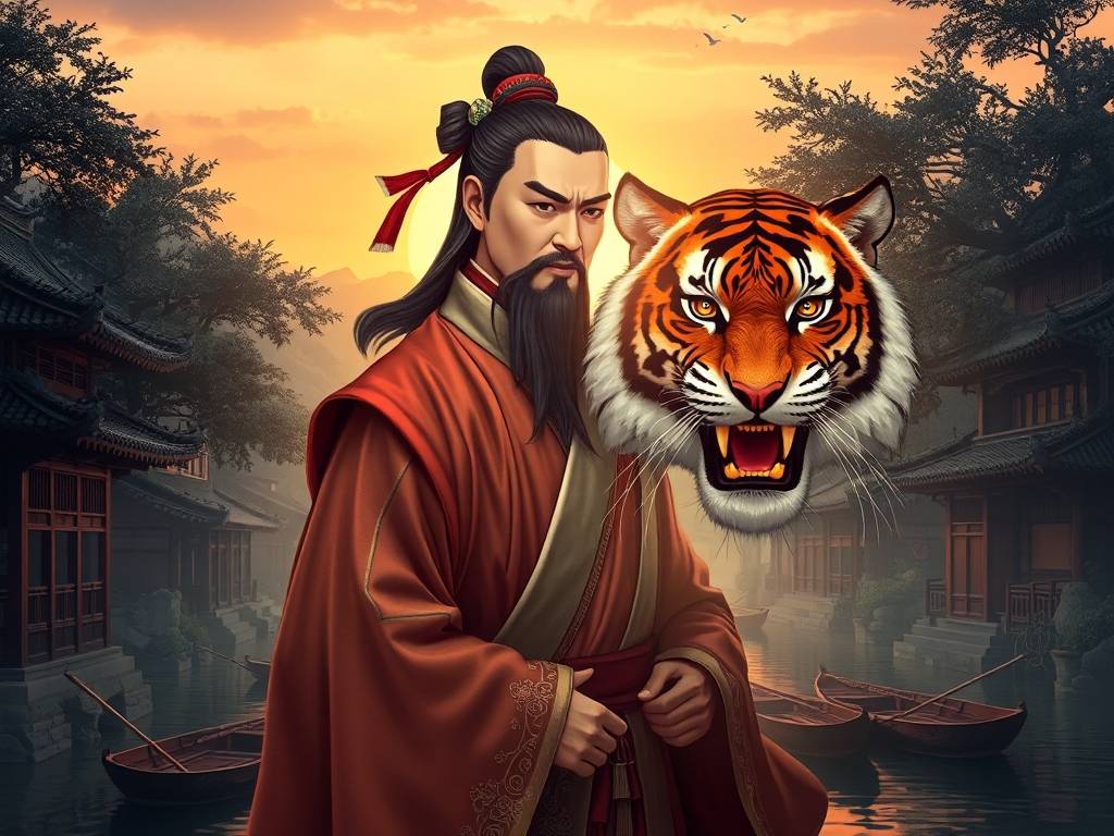 关帝灵签虎头人