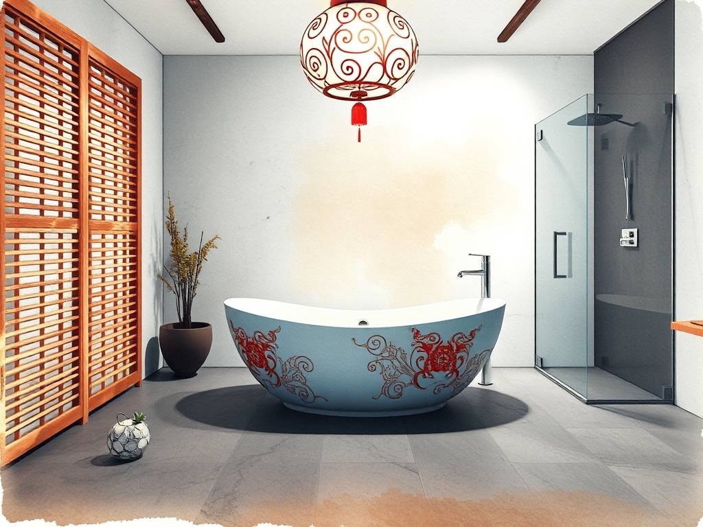 卫生间浴室布局风水图