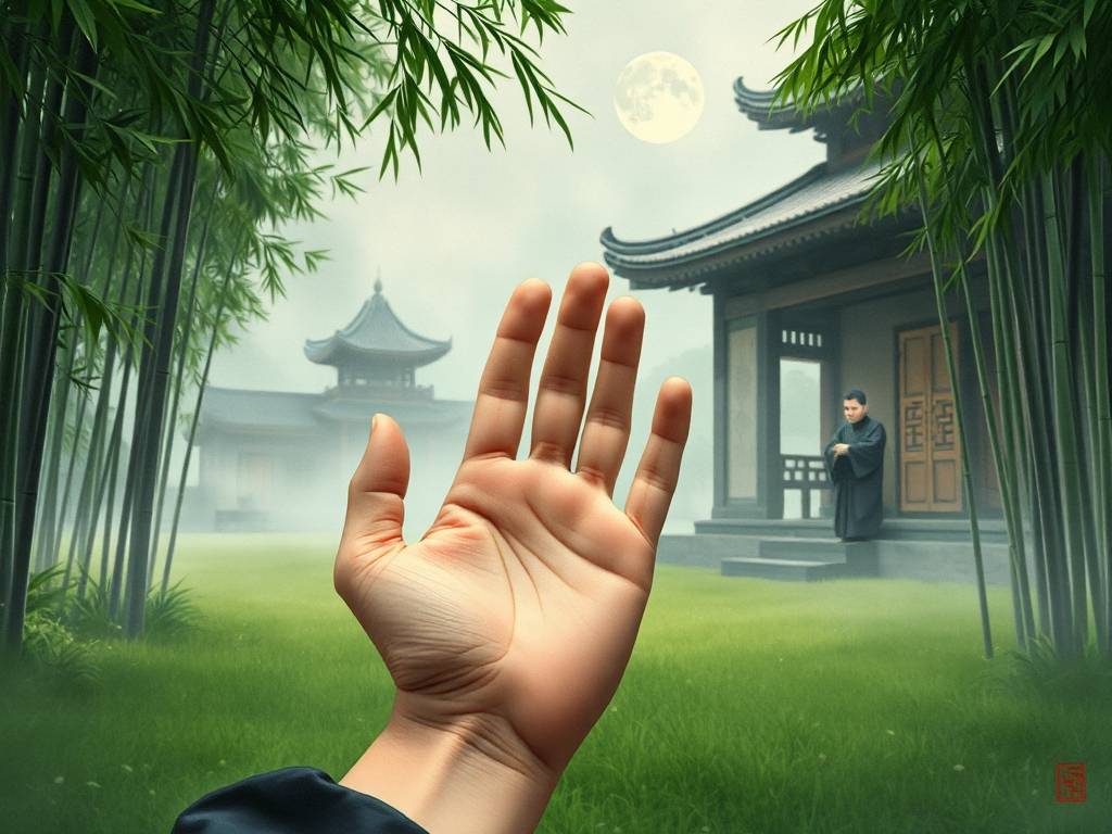 职业道士看手相还是手相好