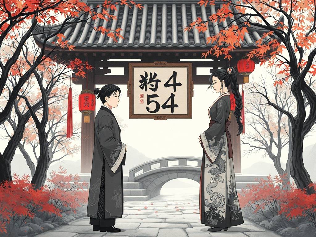 关帝灵签54签解签感情
