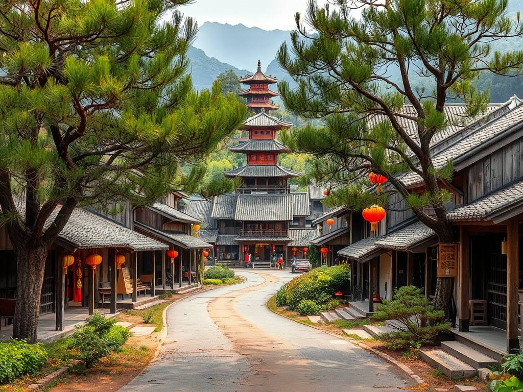 招财村放在什么地方