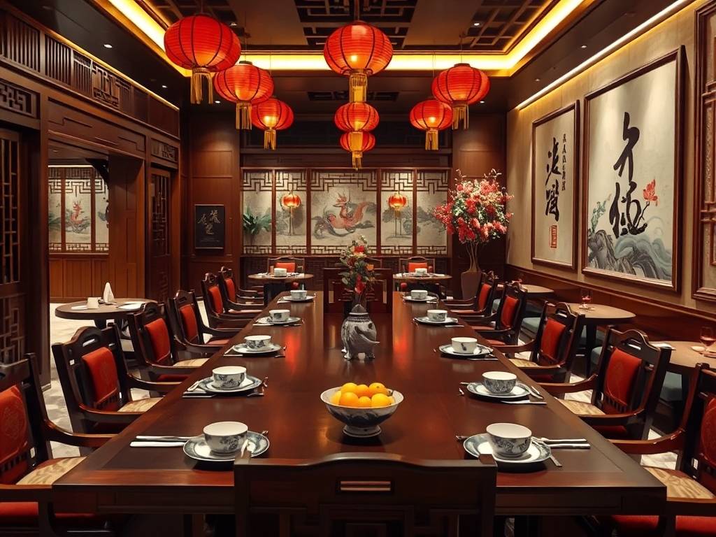 餐厅布局风水长桌摆放什么好