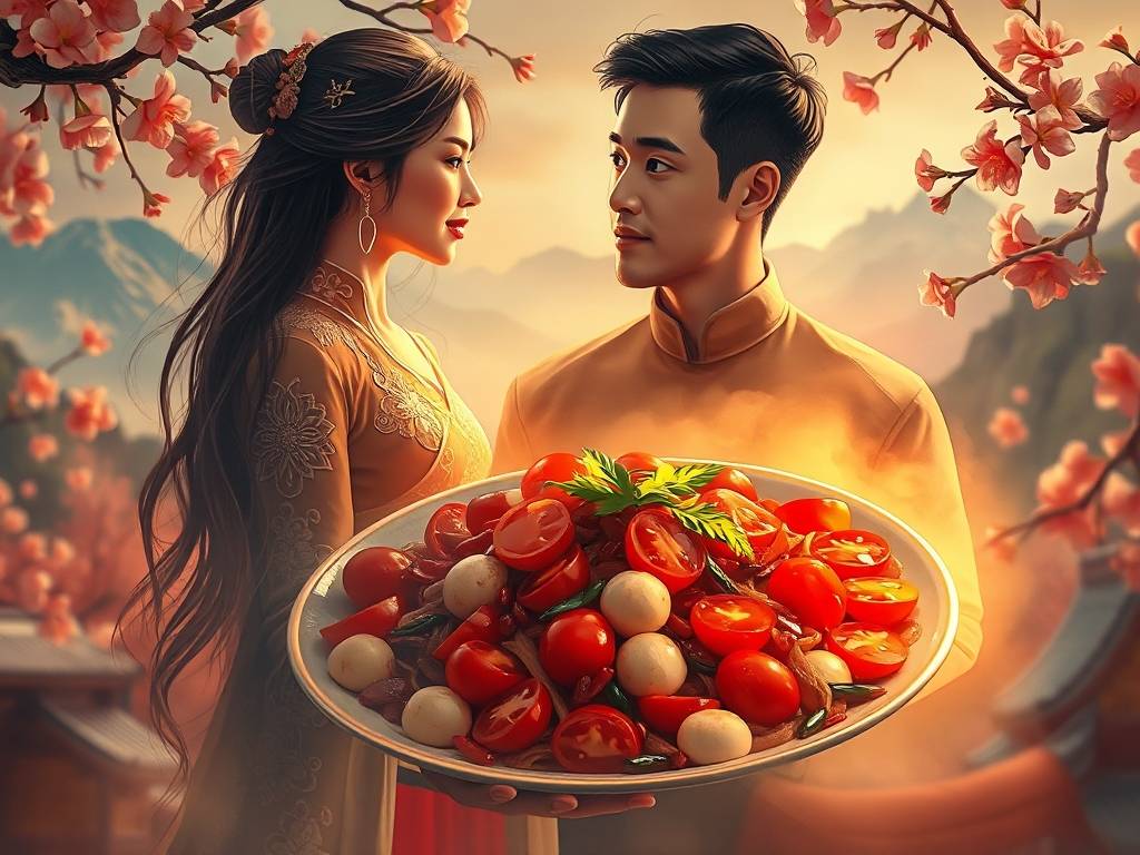 番茄炒蛋让人相信一见钟情的爱情